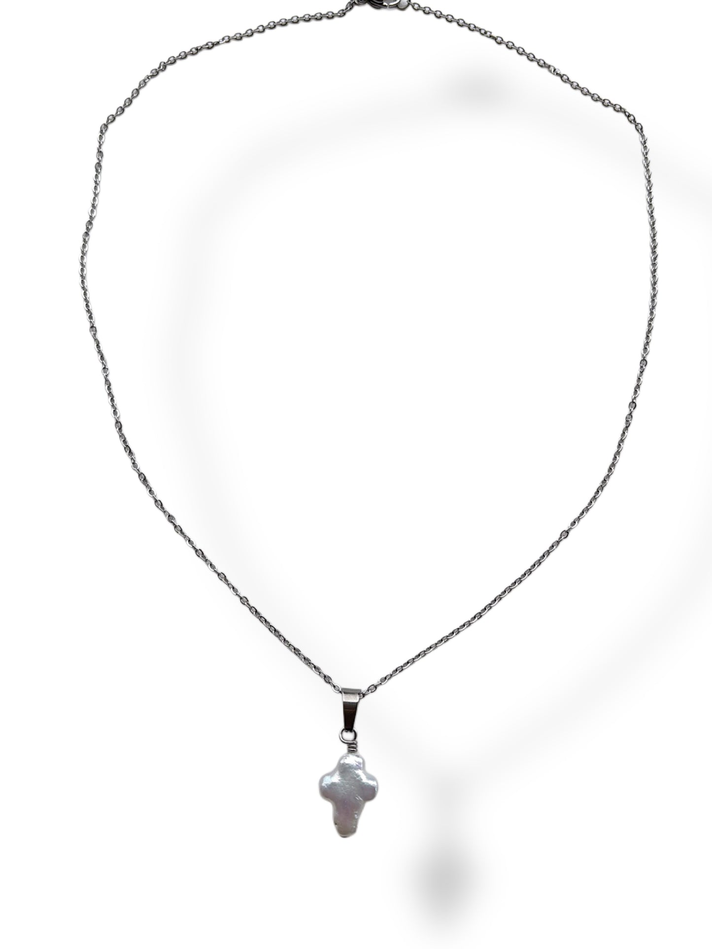 Pearl Cross Necklace