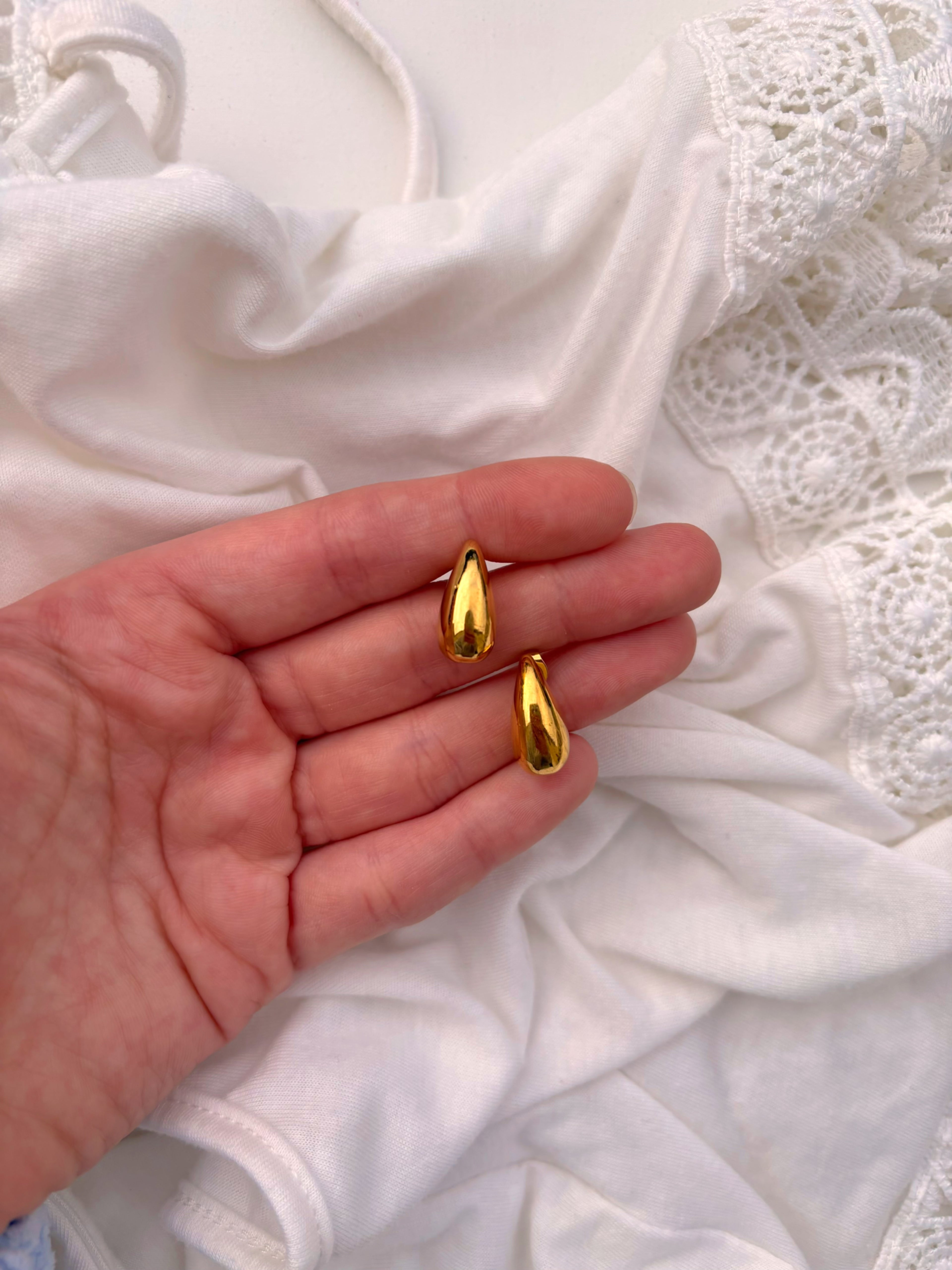 Teardrop Studs