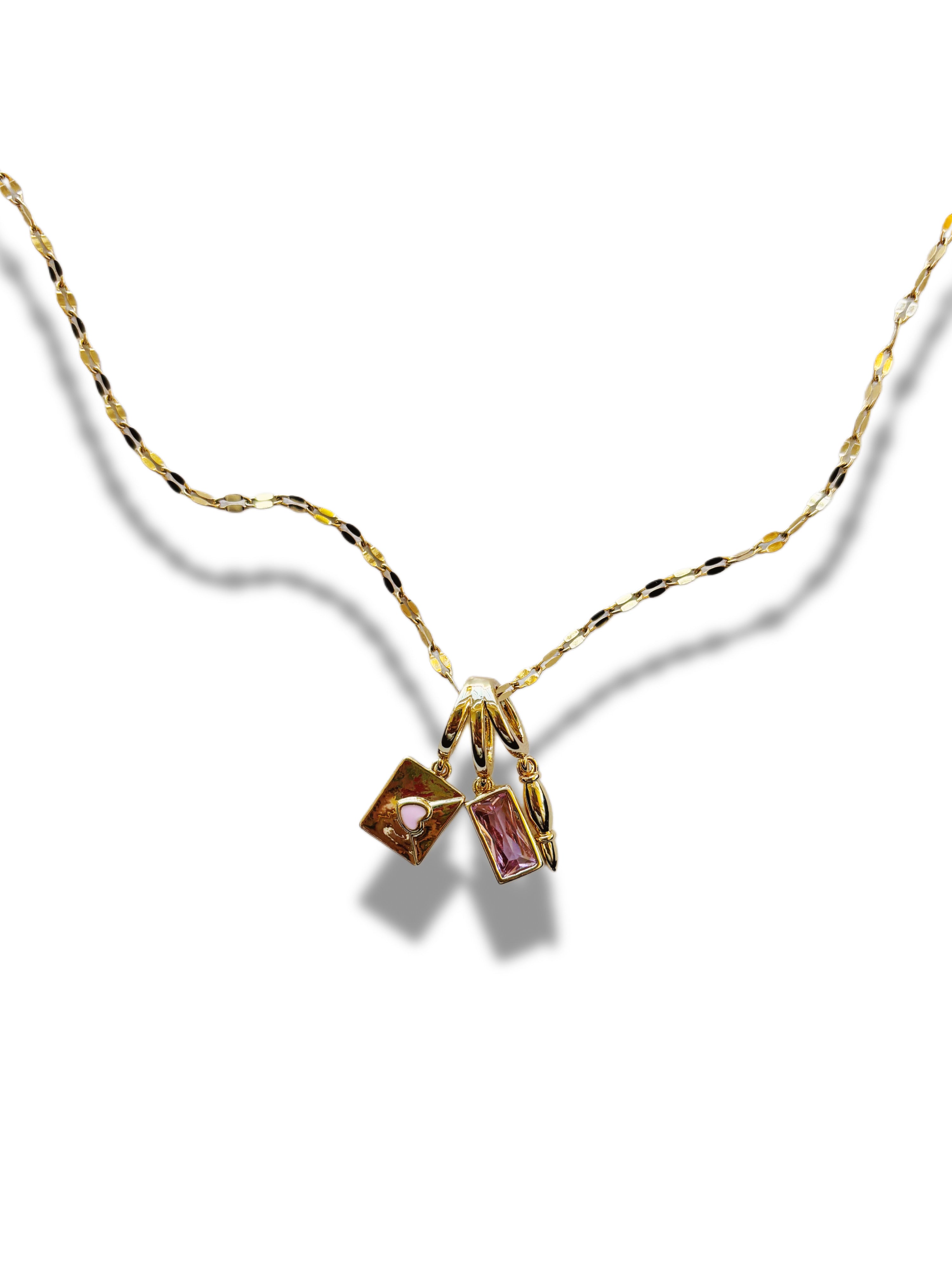 Love Letter Charm Necklace