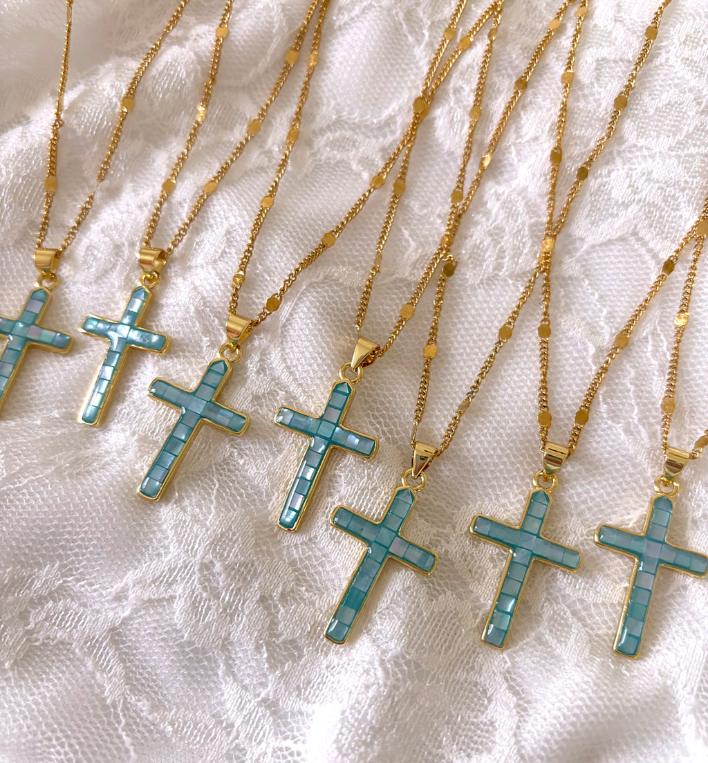 PRE ORDER Marcelina Cross Necklace
