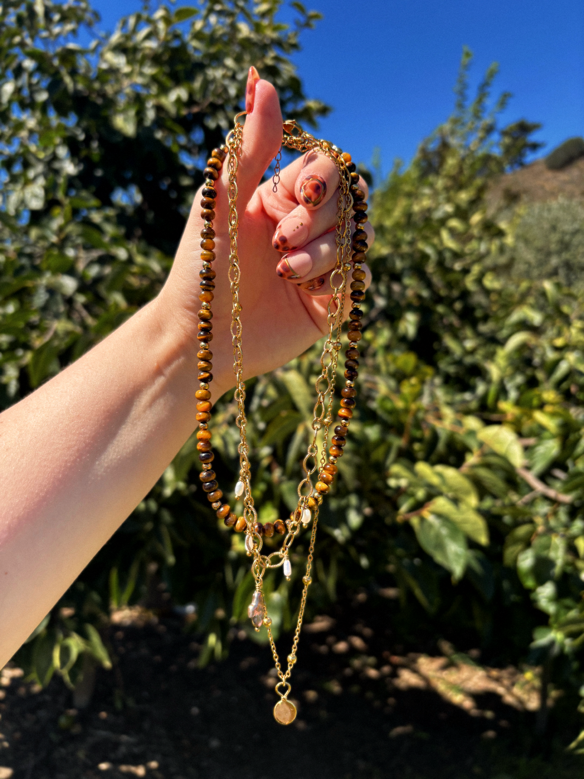 Cinnamon Cider Charm Necklace