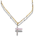 Sugared Citrus Cross Necklace