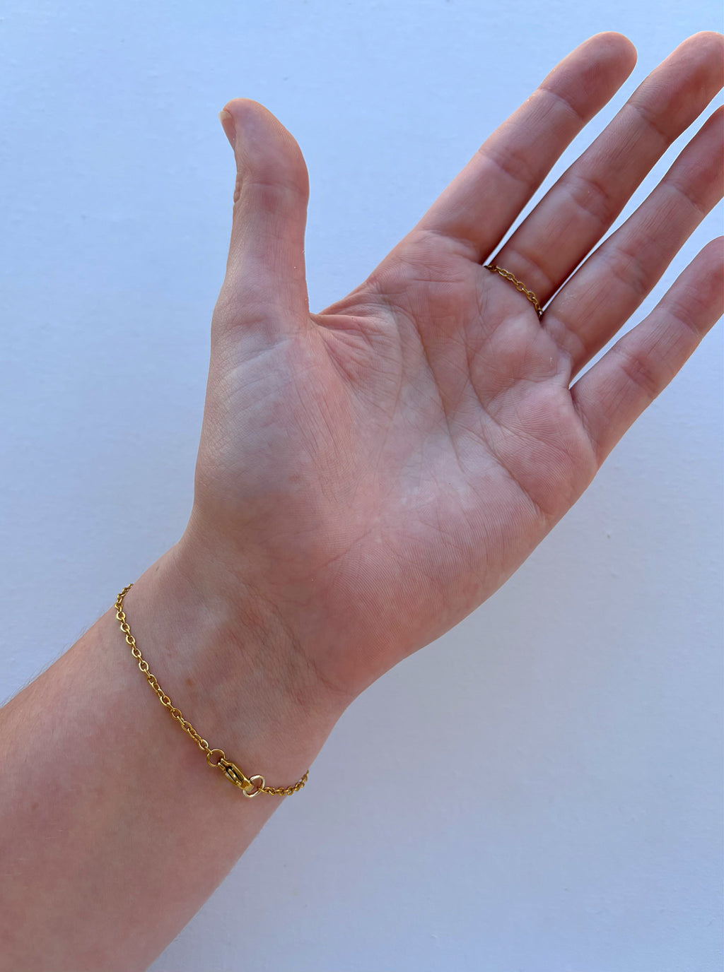 Pearl Cross Hand Chain