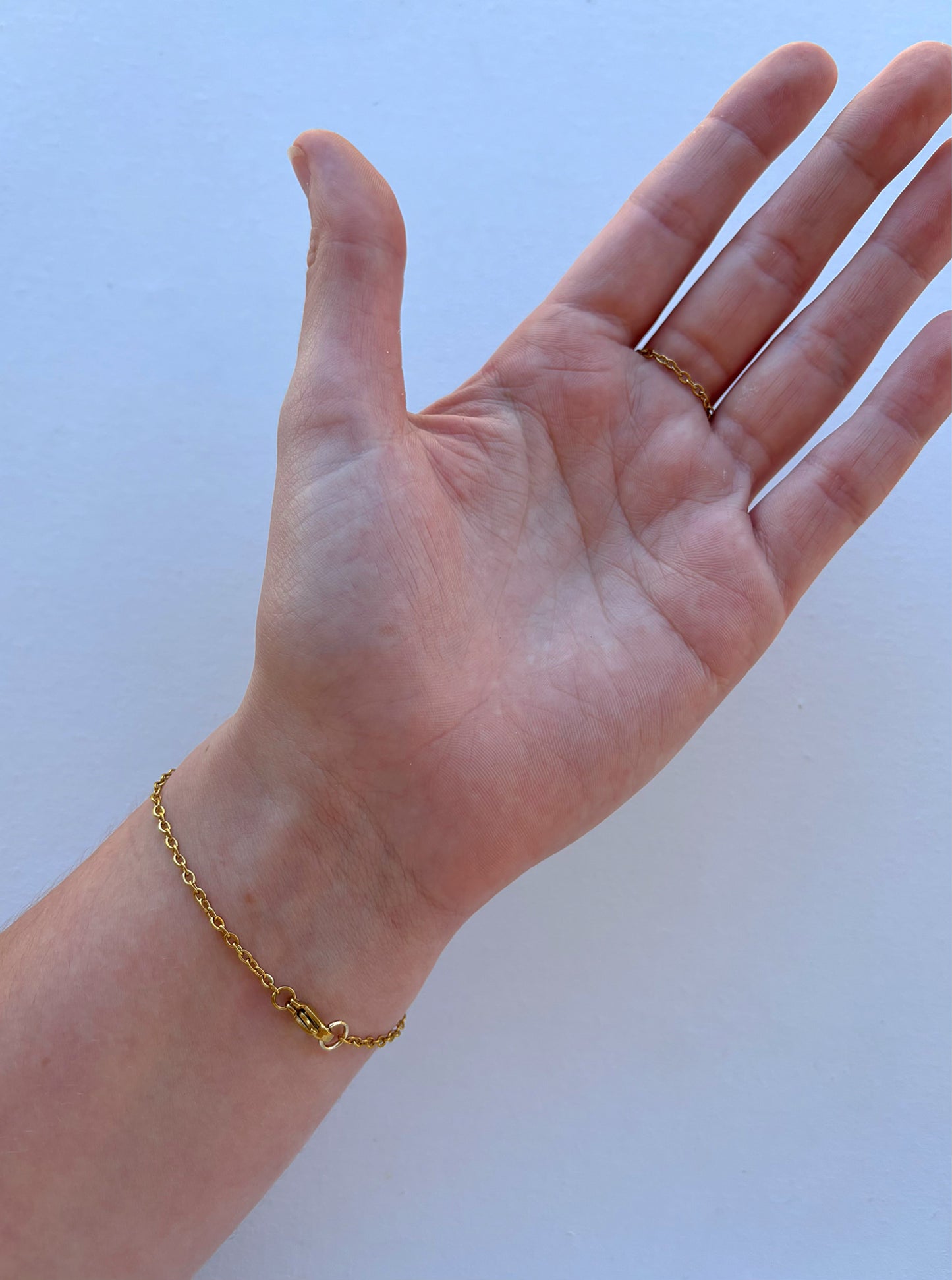 Pearl Cross Hand Chain