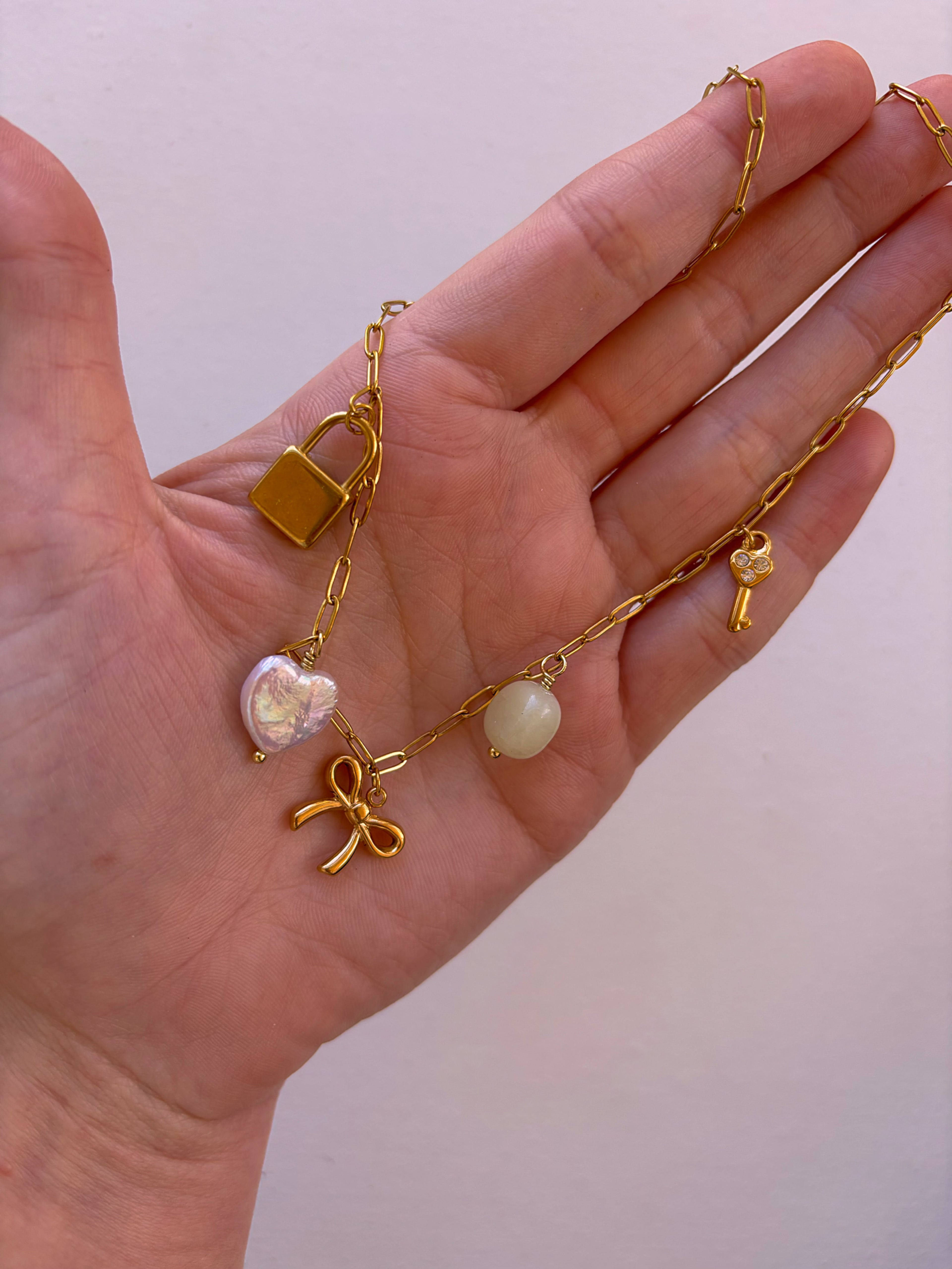 Lovey Dovey Charm Necklace