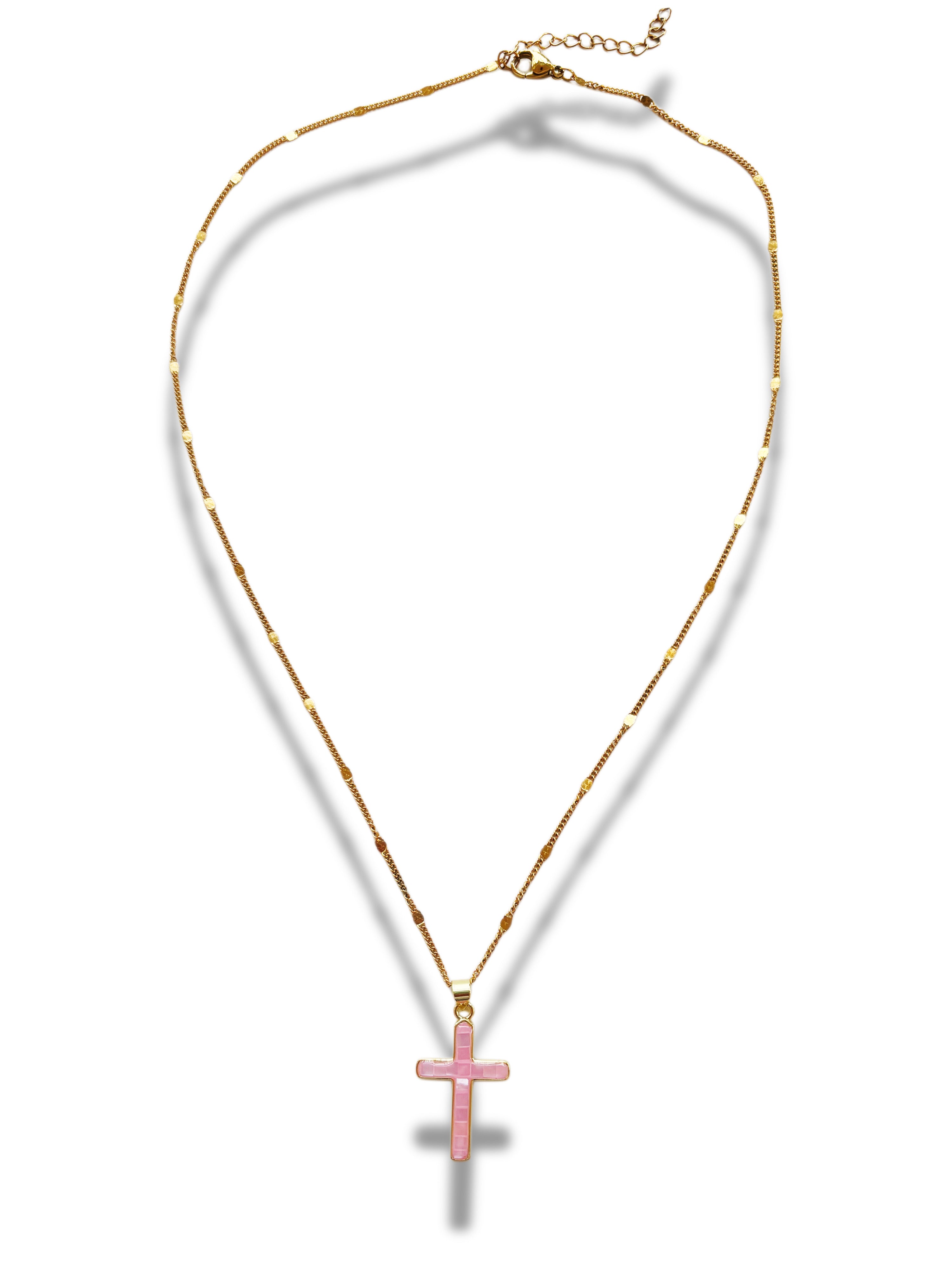 Marcelina Cross Necklace