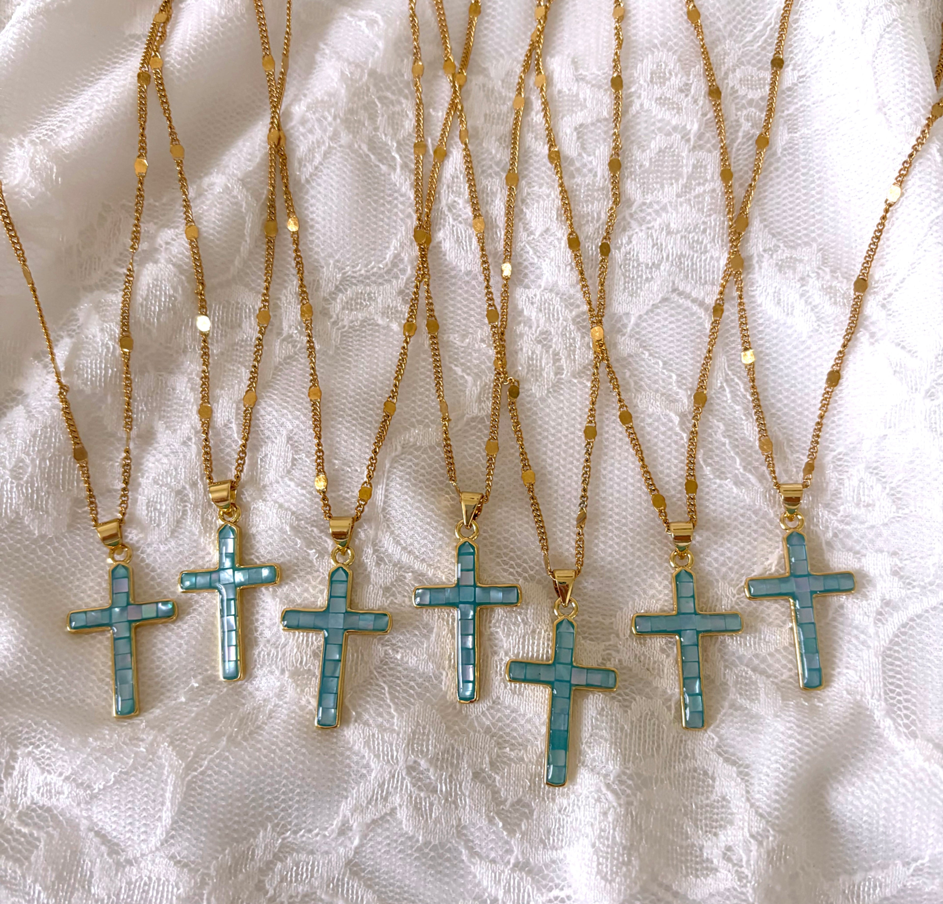 PRE ORDER Marcelina Cross Necklace