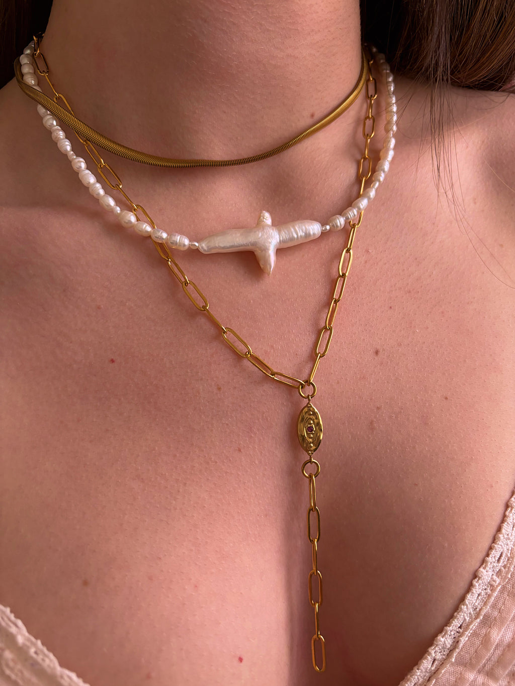 Sun-Kissed Lariat Necklace