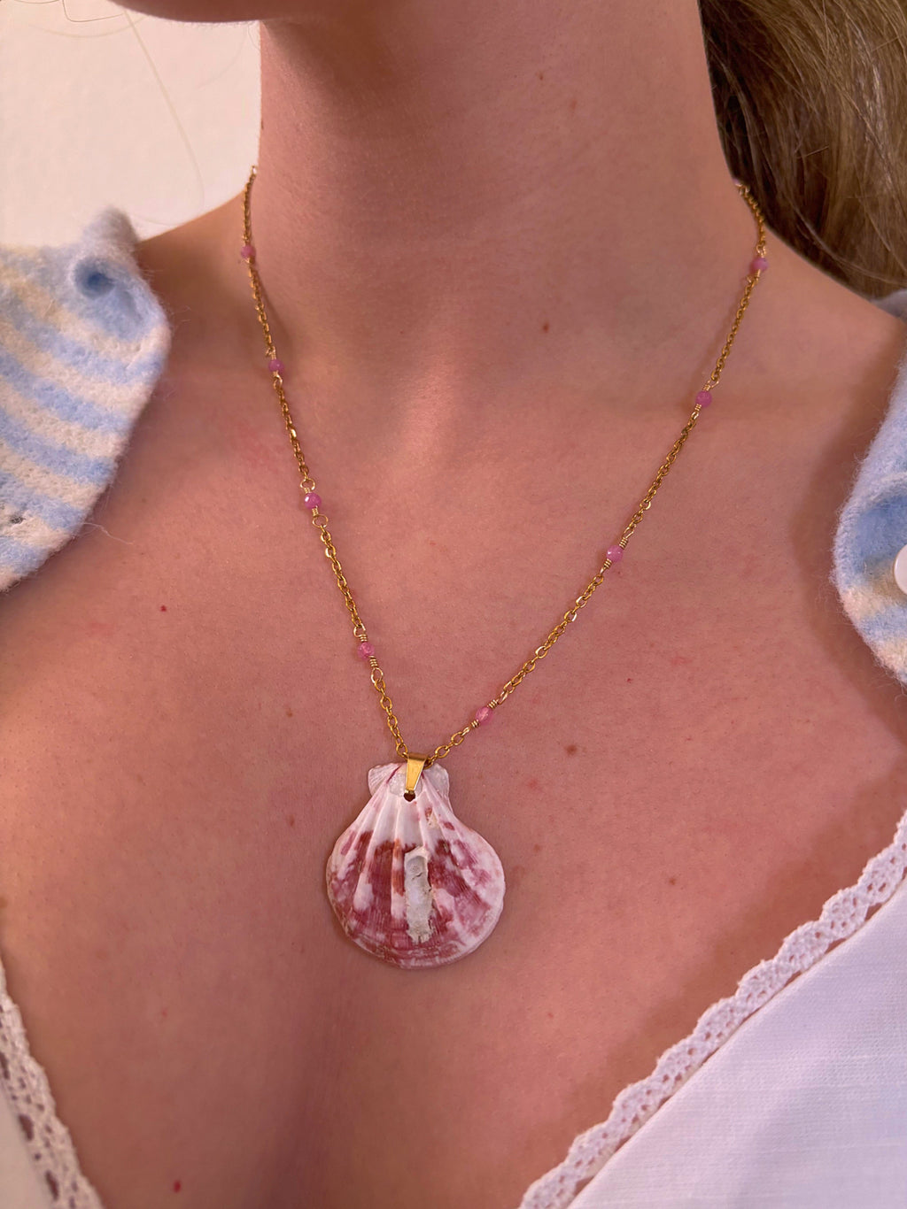 Pink Paradise Shell Necklace