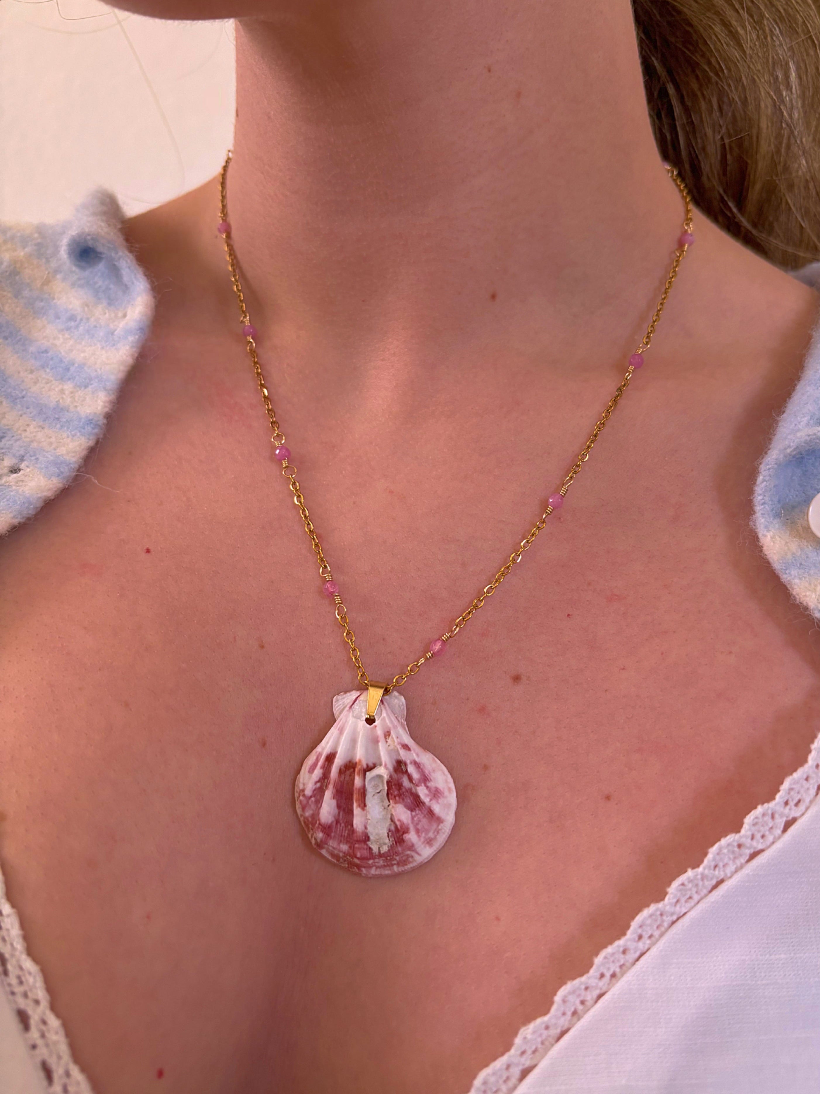 Pink Paradise Shell Necklace