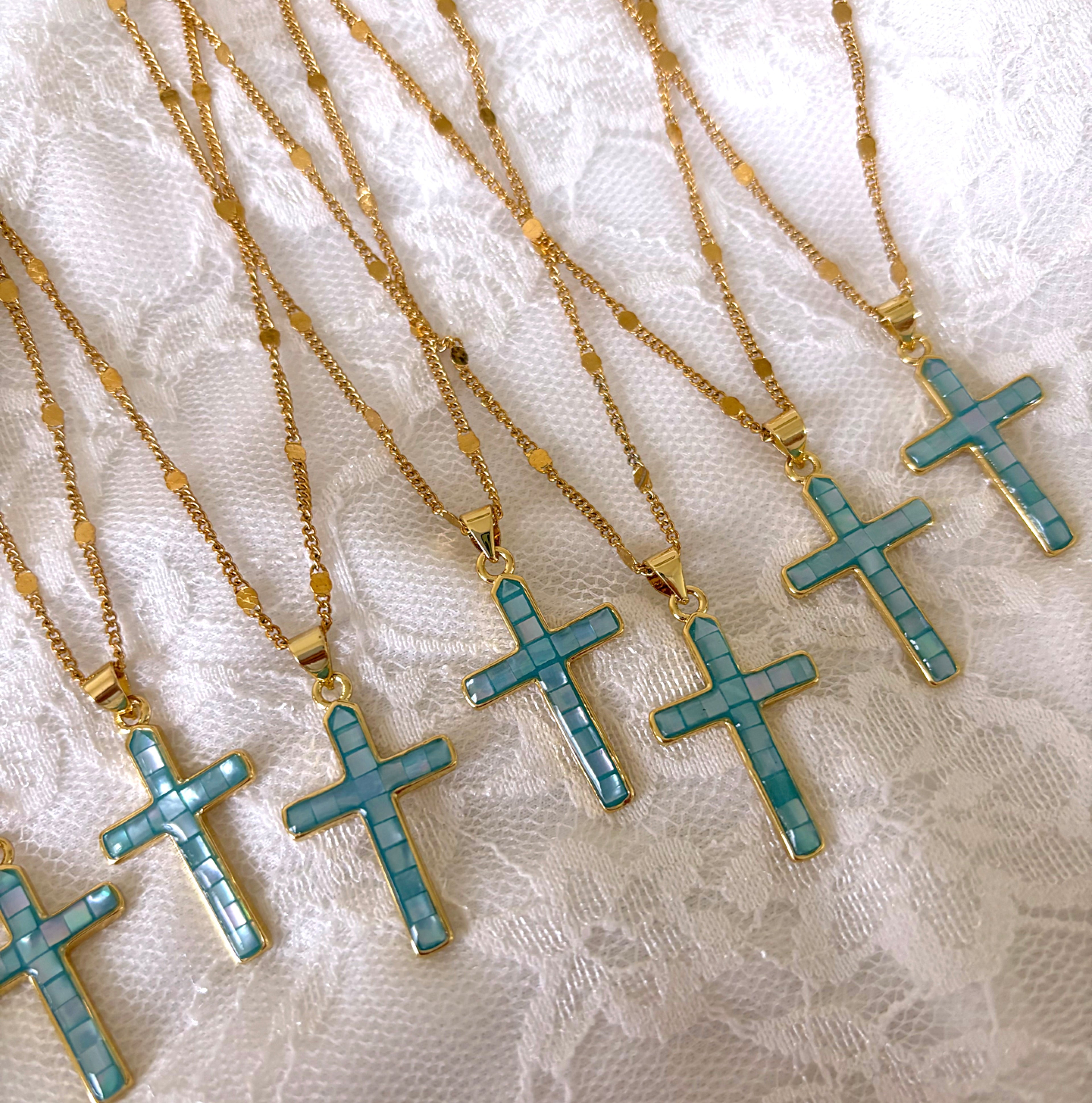 PRE ORDER Marcelina Cross Necklace